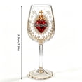 thumbnail image 6 of Christmas Nativity Scene Theme Wine Glass Collection, Christmas Wine Glass with HD Vibrant Color Printed Holiday Goblet with Snowflake Decor for Wines Cocktails Holy Family Holiday Party Table Decor, 6 of 6