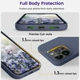 thumbnail image 3 of Decase Phone Cover for Apple iPhone 15 Pro 6.1",Soft Liquid Silicone Anti-Scratch Case With Microfiber Lining,Ultra Slim Shockproof Shell for iPhone 15 Pro - Lavender, 3 of 3