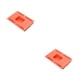 thumbnail image 1 of Caja de almacenamiento autoadhesiva Wosthever para escritorio Naranja 2Conjunto, 1 of 6