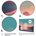 thumbnail image 3 of Designart "Horizon in Minimalism I" Abstract Shapes Wall Art Prints Set, 3 of 5