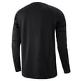 thumbnail image 2 of WREESH Men Round Neck Long Raglan Sleeves Daily Slim Fit Buttons Pullover Shirts Tops Blouse, 2 of 3