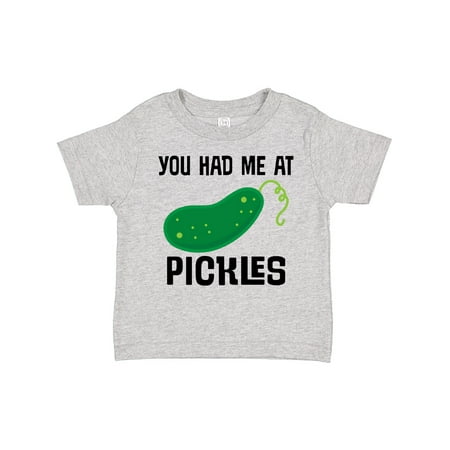 

Inktastic You Had Me at Pickles Gift Toddler Boy or Toddler Girl T-Shirt