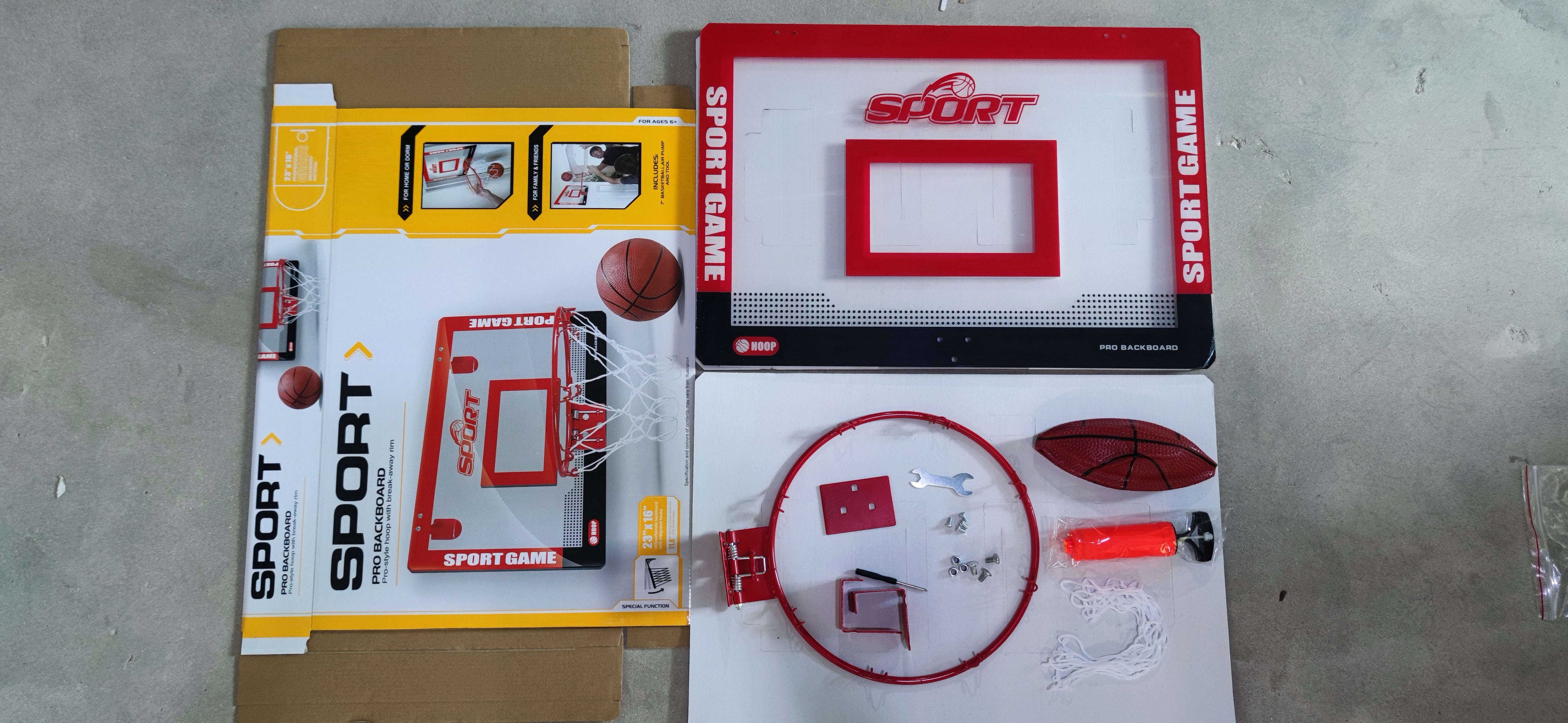 Pro Indoor Basketball Hoop Toy Set