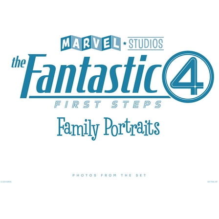 Marvel Studios' the Fantastic Four: First Steps - Family Portraits: Photos from the Set, (Hardcover)