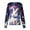 Dark Purple, variant on Easter Scrub Jackets for Woman Funny Bunny Egg Printed Working Jacket Nurse Uniforms Workwear Tops with Pockets