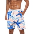 thumbnail image 2 of DIOAZUD Swim Trunks Men Summer Holiday Beach Shorts Big and Tall Board Shorts with Drawstring Waist Beach Vacation Shorts for Men, 2 of 5
