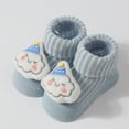 thumbnail image 4 of 2 Pairs/3 Pairs Baby Ankle Socks Knitted Socks with Cartoon Pattern Cotton Socks Soft Socks for Newborns 3-12 Month, 4 of 9