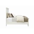 thumbnail image 2 of HomeRoots Decor Faceted and Curved Rustic Wooden California King Size Bed, White, 2 of 5
