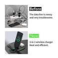 thumbnail image 4 of 3 In 1 Folding Magnetic Desktop Wireless Charger For Mobile Phone, 4 of 4