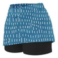 thumbnail image 5 of fnnxnal Little Girls Active Skort, High Waisted Stretchy, Breathable Quick Dry, Sky Blue, Size 5T, 5 of 6