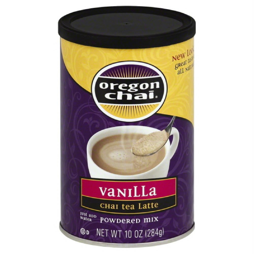 Oregon Chai Powdered Mix Vanilla Chai Tea Latte, 10 Oz (Pack of 6