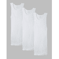 thumbnail image 2 of Fruit of the Loom mens 3-pack Premium Big Man A-shirt Underwear, White Ice, XX-Large Big US, 2 of 4