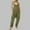 Army Green#women loose jumpsuit, variant on Womens Jumpsuit 2025 Summer Casual Loose Rompers V Neck Sleeveless Spaghetti Strap Solid Color Baggy Long Pants Overalls Jumpers with Pocket Wine,M
