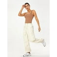 thumbnail image 5 of Women's Bodysuits Sexy Sleeveless One Piece Square Neck Sleeveless Tank Tops Bodysuits, 5 of 7