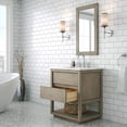 thumbnail image 4 of Water Creation Oakman 30" Single Sink Bath Vanity with Chrome Faucet in Gray Oak, 4 of 7