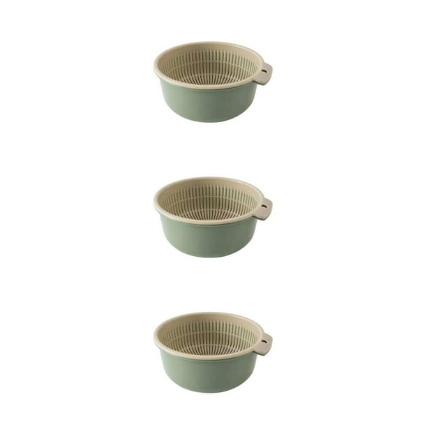 Moyic Gadget de cocina multifuncional de plástico para colar y drenar convenientemente utensilios de cocina verde nórdico pequeño Type1 NO1