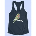 thumbnail image 3 of Foliage And Feathers Ii Racerback Tank Women -June Erica Vess Designs, Female x-Large, 3 of 4
