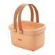thumbnail image 4 of Bolsa de aseo, contenedor de basura, cesta para ducha, organizador de suministros de limpieza de drenaje rápido Rosa, 4 of 9