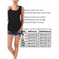 thumbnail image 2 of Women's Plus Size Summer Basic Essential Tank Performance Scoop neck Tank Color Black, 2 of 8