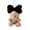 big black bow-key pendant, variant on Colorful Furry Bear Keychain Adorable Toy Bear Pendant Stuffed Key Rings Bag Phone Keys Pendants for Couple