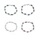 thumbnail image 4 of Qarigey Cadenas geométricas de cobre Brazalete de circón Decoración de mano Decoraciones Novia Joyería Regalo de fiesta de cumpleaños Joyas Ropa, zapatos y accesorios Miscelánea Azul Qarigey AP014500-02, 4 of 6