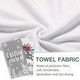 thumbnail image 4 of Snowy Winter Farmhouse Kitchen Dish Towel, Let It Snow Sign Tea Bar Hand Drying Baking Cloth, Seasonal Pine Trees Black White Buffalo Plaid Check Decor Home Decorations 18” x 26” 2 Packs, 4 of 6