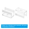 thumbnail image 4 of Unique Bargains LED Strip Light Clips Mounting Bracket Fixing Clips Plastic for 8mm Neon Light Cable Clear 40 Pack, 4 of 6