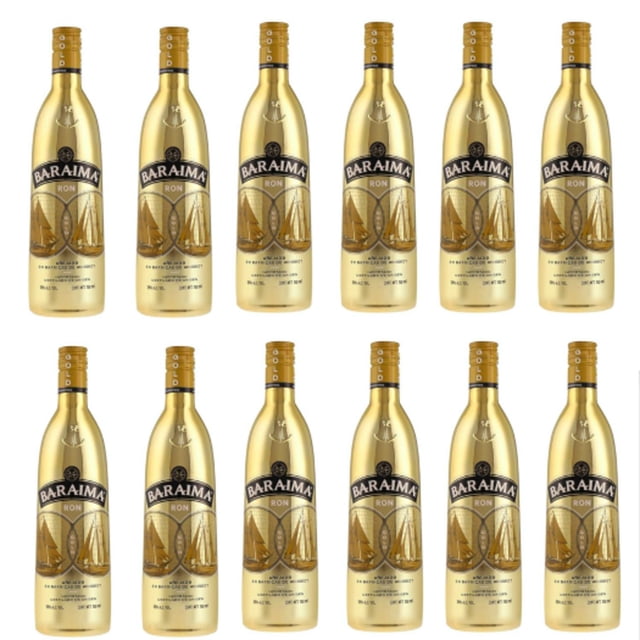 Pack de 12 Ron Baraima Gold 750 ml