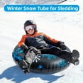 thumbnail image 6 of 47" Snow Tubes, Heavy Duty Inflatable Snow Sleds with Handles for Kids Adults Sledding Skiing Winter Sports, 6 of 8