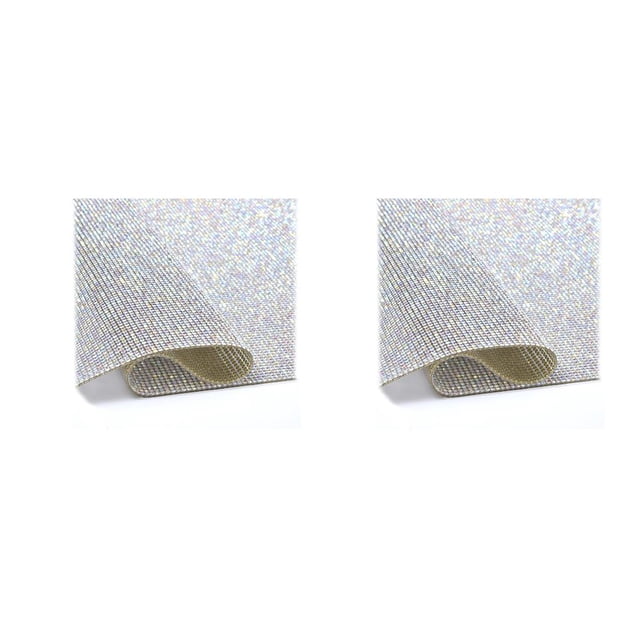 Inteprter Cinta de diamantes de imitación de cristal, pegatina con purpurina, práctico con apariencia brillante, pegamento de fusión en Type1 NO1