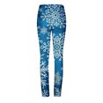 thumbnail image 6 of Wowomen's High Waist Seamless Leggings Polka Dots Striped Plaid Graphic Print Gym Yoga Pants Slim Full Length Trousers, 6 of 6