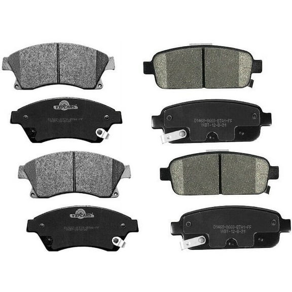 Rear Brake Pad Set - Compatible with 2015 - 2017 Chevy Trax 2016