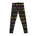 thumbnail image 2 of Twinkling Christmas Lights Leggings Women's sport pants sport leggings women, 2 of 6