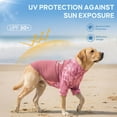 thumbnail image 4 of KYEESE 2 Pack UV Protection Dog Shirts, UPF 50+ Cooling Shirt for Small Medium and Large Dogs, Pink, 3XL, 4 of 6