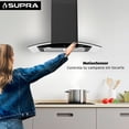 thumbnail image 2 of Combo SUPRA ROSMARINO Parrilla Empotrable 5 Quemadores 76 cm Y Campana Extractora 76 cm Cristal Curvo con Sensor, 2 of 11