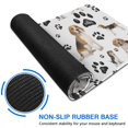 thumbnail image 6 of Long Mouse Pads for Desk,Beagle Dog and Footprints Desk Mats on Top Of Desks, Desk Mouse Pad Extra Large with 3mm Non-Slip Base and Stitched Edge for Gaming,Office,Work,Home 31.5"x11.8", 6 of 6
