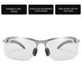 thumbnail image 2 of Photochromic Sunglasses Men Polarized Chameleon Discoloration Sun Glasses, 2 of 8