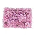 thumbnail image 2 of Tachiuwa Artificial Flower Panel Rose Backdrop Floral Decorative Valentines Day Decor Background for Wedding Stage Ceremony Wall Decor A, 2 of 10