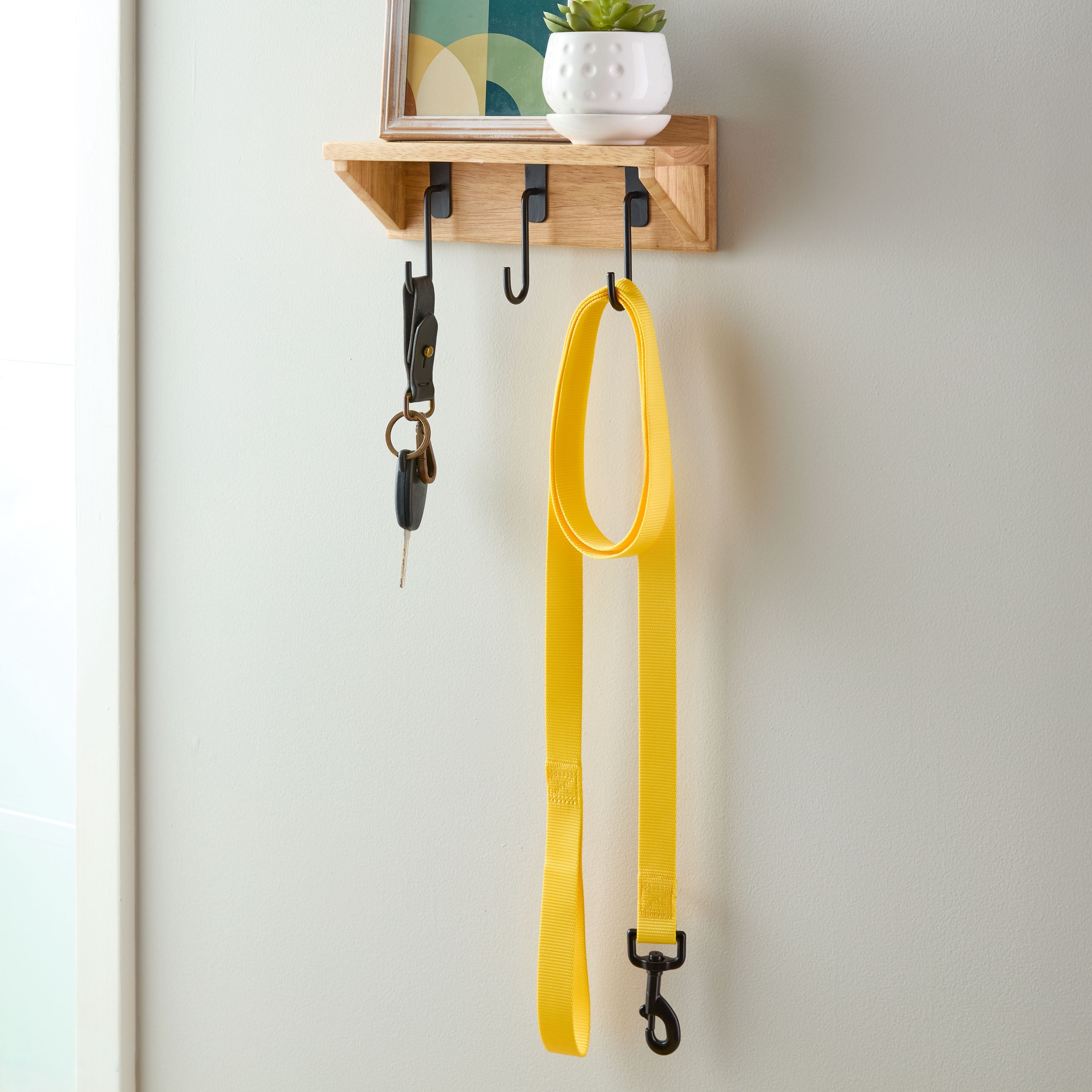 Vibrant Life 4' Polyester Standard Dog Leash, Yellow