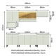 thumbnail image 2 of Cocina Integral Completa Madesa Genova 280cm Blanco, 2 of 7