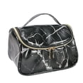thumbnail image 4 of Marble Pattern Cosmetic Bag Storage Carry Handbag Toiletry Bags Holding Container Travel Personal Care Makeup Organizer Type 1, 4 of 6
