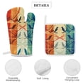 thumbnail image 4 of Watercolor Bird Oven And Pot Holders Sets, Heat Resistant Pads Kitchen Decor for Cooking Baking BBQ Grilling, Christmas Kitchen Gifts, 4 of 6