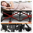 BIN24 2PACK Oversized Cot, XXL Folding Sleepovers Bed, 78"x32"x18" 900lbLoading Heavy Duty 2