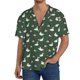 thumbnail image 1 of Balery Colorful Mallard Duck Camisa Casual de Manga Corta con Botones para Hombre, Texturizada, Estilo Cubano, para Playa, Verano-4X-Large, 1 of 5