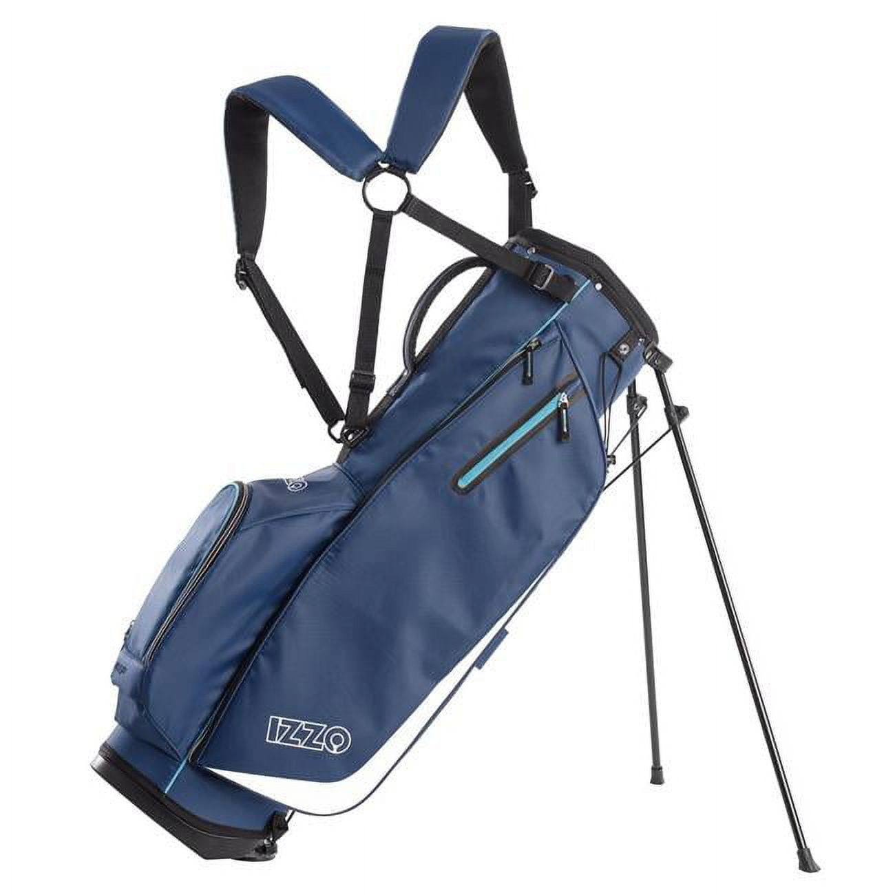 Izzo Golf Ultra-Lite Stand Bag - Light Blue, Only 3.2 lbs