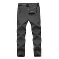 thumbnail image 1 of Pantalones de senderismo TBMPOY, ligeros y de secado rápido para hombre, color gris oscuro, 1 of 7