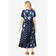 thumbnail image 2 of Woman Within Plus Size Mixed Print Maxi Dress, 2 of 6