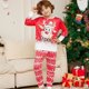 thumbnail image 3 of Conjunto de pijama navideño de algodón para padres e hijos, ropa de noche con estampado de renos de Navidad, traje de dibujos animados para el hogar, 2023, 3 of 3