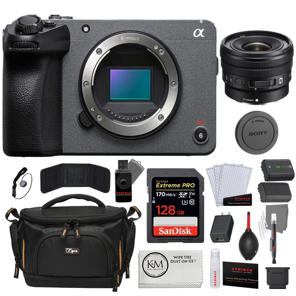 Sony FX30 Digital Cinema Camera Bundle with Sony E 10-20mm f/4 PZ G ...