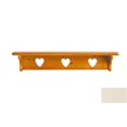thumbnail image 1 of Little Colorado 1230LINHT Wall Shelf without Pegs - Heart in Linen, 1 of 1